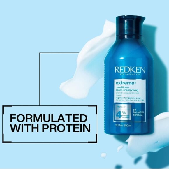 Redken Extreme Shampoo & Conditioner Set For Damaged Hair - Strengthens Hair and - Picture 8 of 14